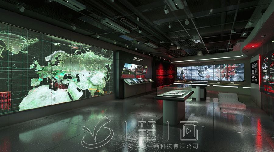 軍史館平面圖設(shè)計,多媒體互動展館,數(shù)字化智慧展廳