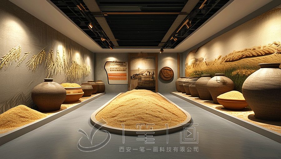 糧食和物資儲備中心安全教育基地設計方案，多媒體糧食安全展廳建設方案策劃公司