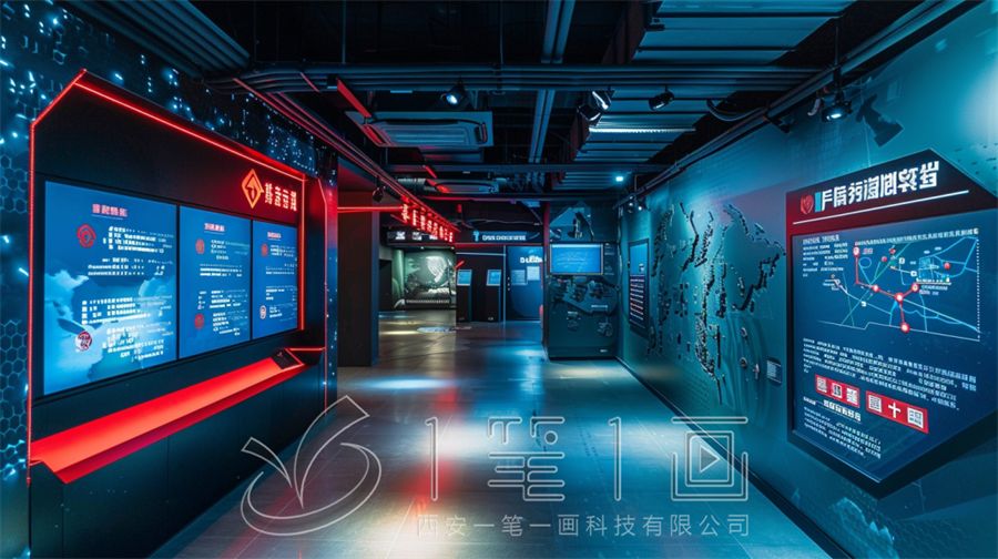 區(qū)國(guó)防教育素質(zhì)拓展基地展廳設(shè)計(jì)方案，多媒體國(guó)防動(dòng)員教育基地建設(shè)方案策劃公司